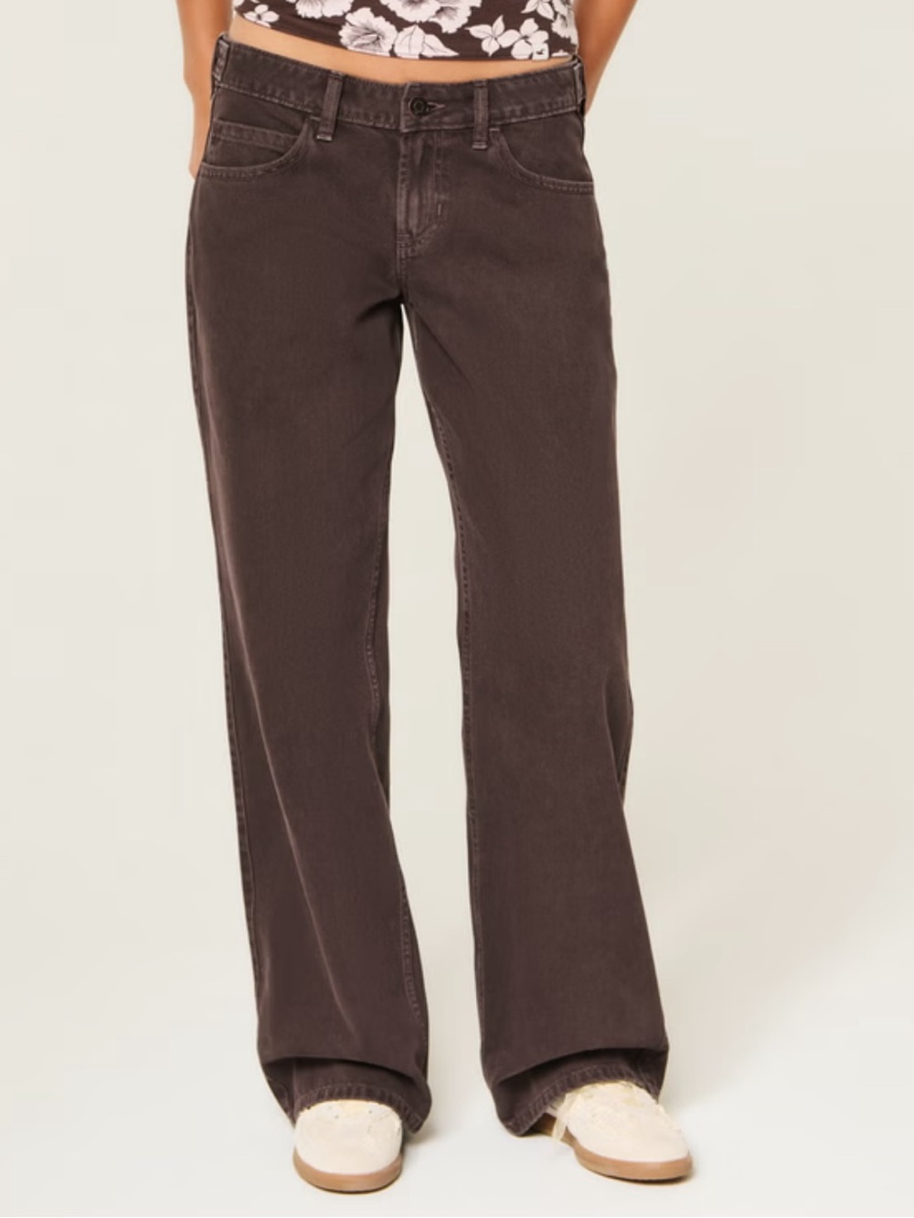 Hollister Andi Adjustable Waist Low-Rise Baggy Jeans